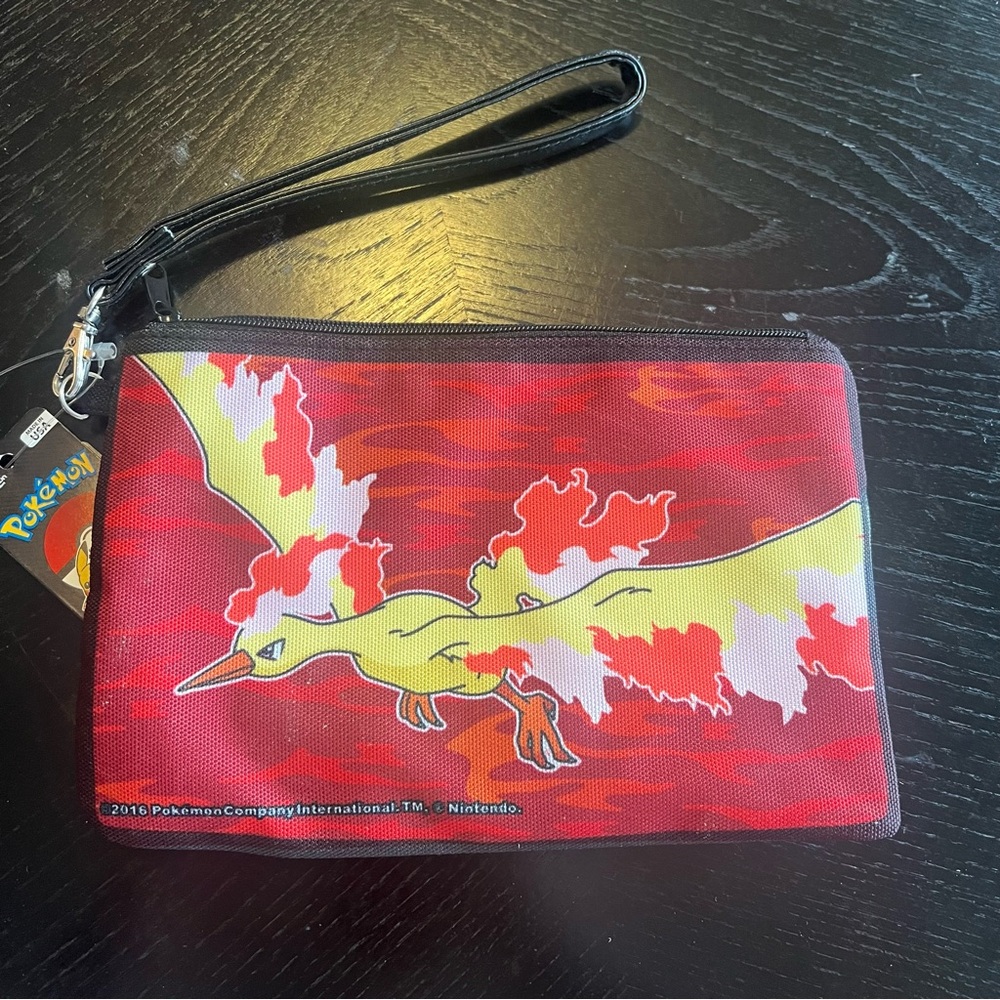 Buckle-Down Moltres Fire Bird Ho-Oh Pokémon Wristlet Wallet